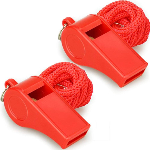 Fischietti emergenza rossi - d'emergenza,